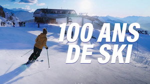 100 ans de ski : Histoire et patrimoine de nos stations d'hiver háttérkép