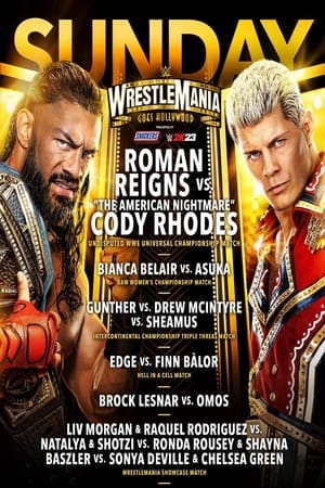 WWE WrestleMania 39 Sunday poszter