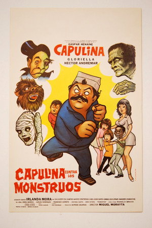 Capulina contra los monstruos poszter