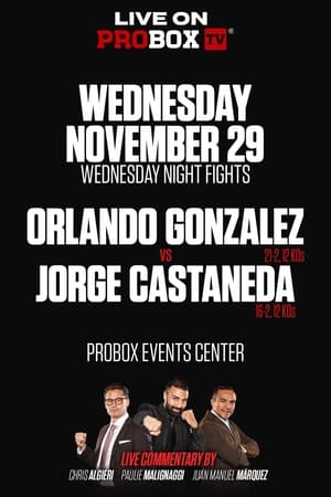 Orlando Gonzalez vs. Jorge Castaneda poszter