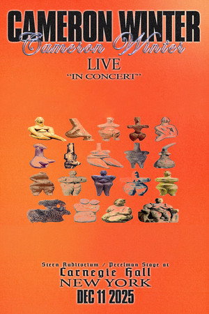 Cameron Winter at Carnegie Hall poszter