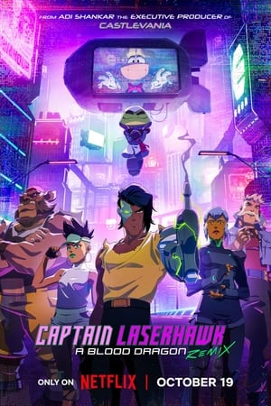 Laserhawk kapitány: Egy Blood Dragon-történet poszter