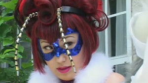 美巨乳コスプレ戦士 クインビー・ハニー háttérkép