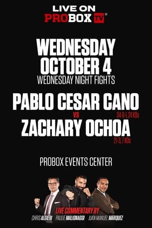 Pablo Cesar Cano vs. Zachary Ochoa