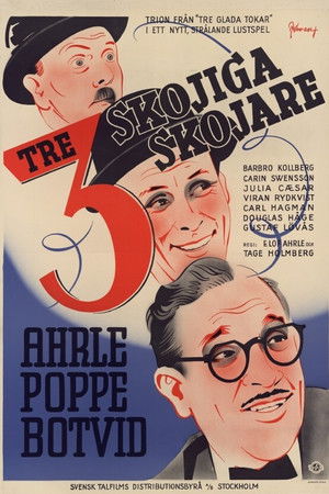 Tre skojiga skojare poszter