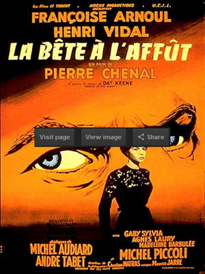 La Bête à l'affût poszter