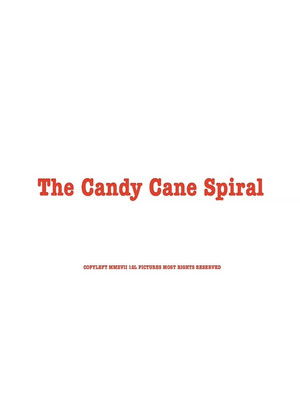 The Candy Cane Spiral poszter