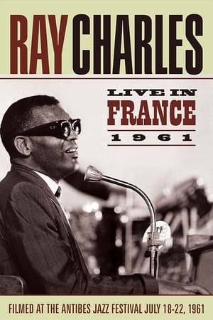 Ray Charles - Live in France 1961 poszter