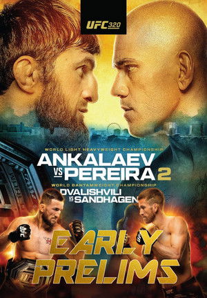 UFC 320: Ankalaev vs. Pereira 2 poszter