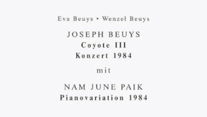 Joseph Beuys - Coyote III háttérkép