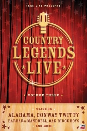 Time-Life: Country Legends Live, Vol. 3 poszter