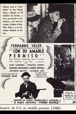 Con su amable permiso poszter