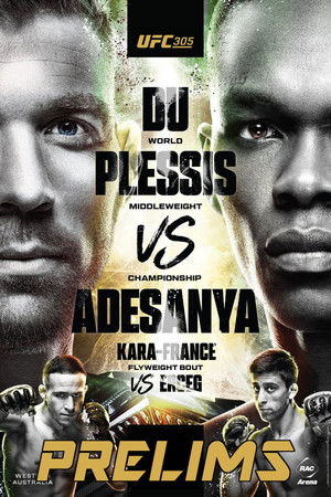UFC 305: du Plessis vs. Adesanya poszter