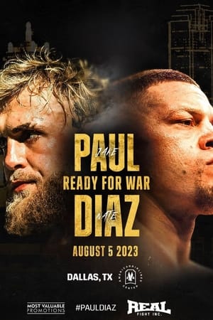 Jake Paul vs. Nate Diaz poszter