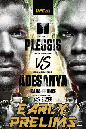 UFC 305: du Plessis vs. Adesanya poszter