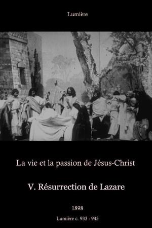 V. Résurrection de Lazare