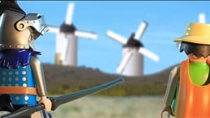 Don Quijote de La Mancha y la aventura de los molinos háttérkép