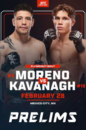 UFC Fight Night 268: Moreno vs. Kavanagh poszter