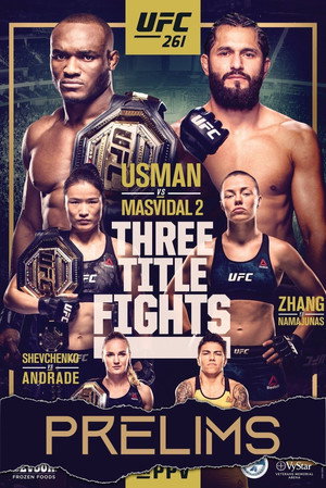 UFC 261: Usman vs. Masvidal 2 poszter