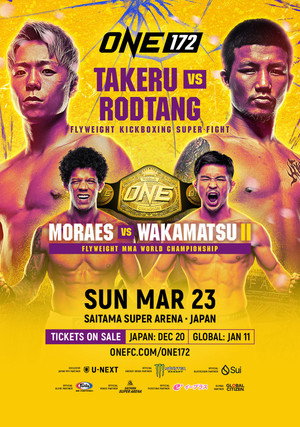 ONE 172: Takeru vs. Rodtang poszter