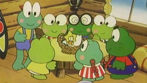 Kero Kero Keroppi no Christmas Eve no Okurimono háttérkép