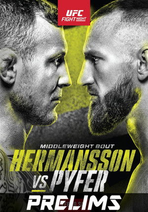 UFC Fight Night 236: Hermansson vs. Pyfer poszter