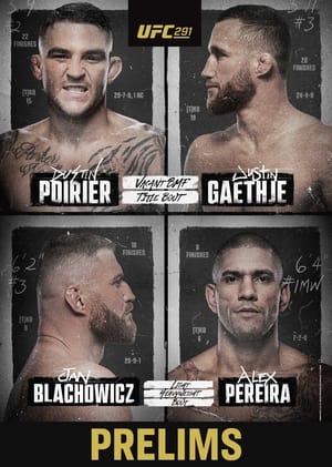 UFC 291: Poirier vs. Gaethje 2 poszter