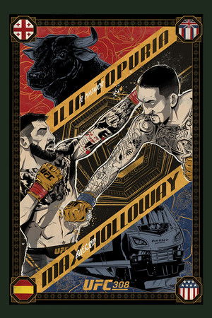 UFC 308: Topuria vs. Holloway poszter