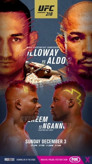 UFC 218: Holloway vs. Aldo 2 poszter