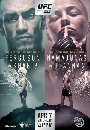 UFC 223: Khabib vs. Iaquinta poszter