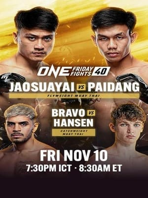 ONE Friday Fights 40: Jaosuayai vs. Paidang poszter